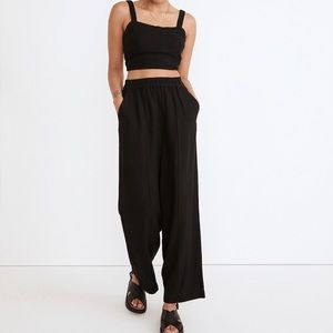 Madewell Breezewoven Pull On Straight Leg Pants